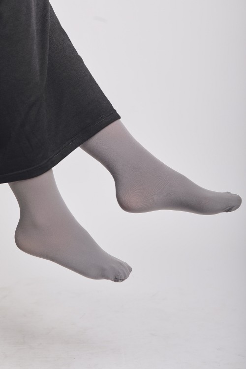 Ziya Knee High Socks Grey